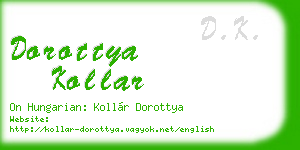 dorottya kollar business card
